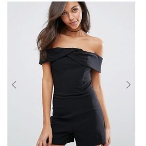 Miss Selfridge Black Romper